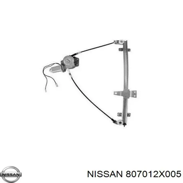 807012X005 Nissan/Infiniti Mechanizm podnoszenia szyby drzwi przednich lewych