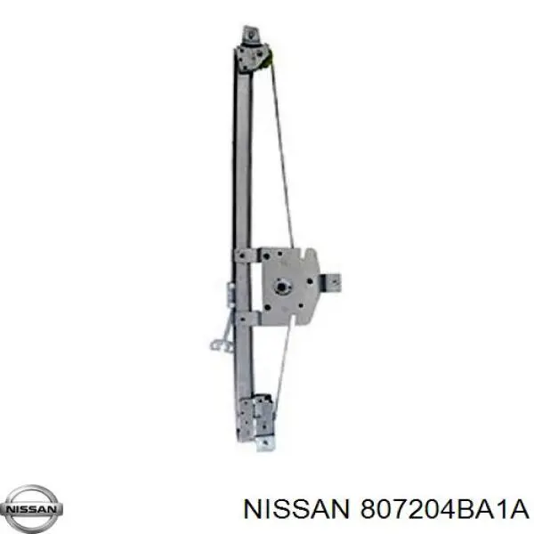 807204BA1A Nissan/Infiniti Mechanizm podnoszenia szyby drzwi przednich prawych
