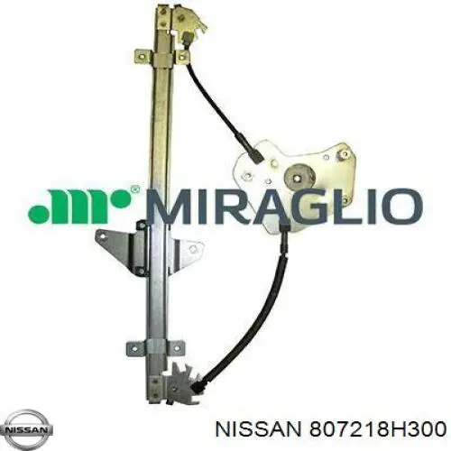 Mechanizm podnoszenia szyby drzwi przednich lewych Nissan/Infiniti 807218H300 cena, od 31,15 USD