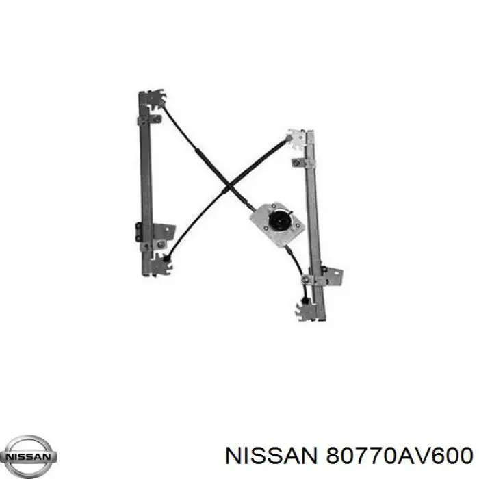80770AV600 Nissan/Infiniti mechanizm podnoszenia szyby drzwi przednich prawych