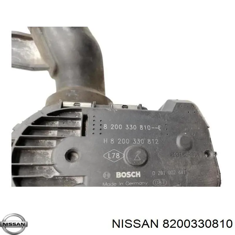8200330810 Nissan/Infiniti Przepustnica, komplet