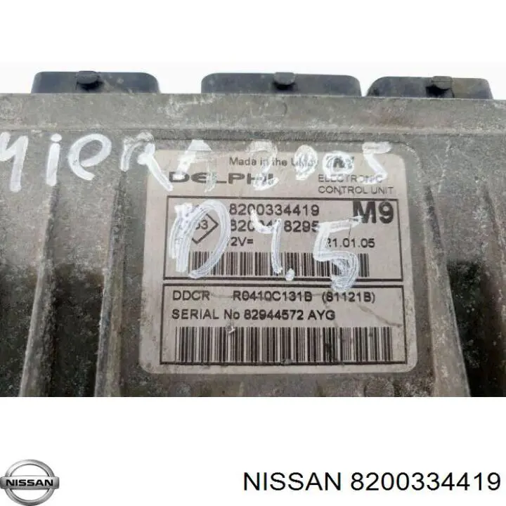  Sterownik silnika Nissan Micra 