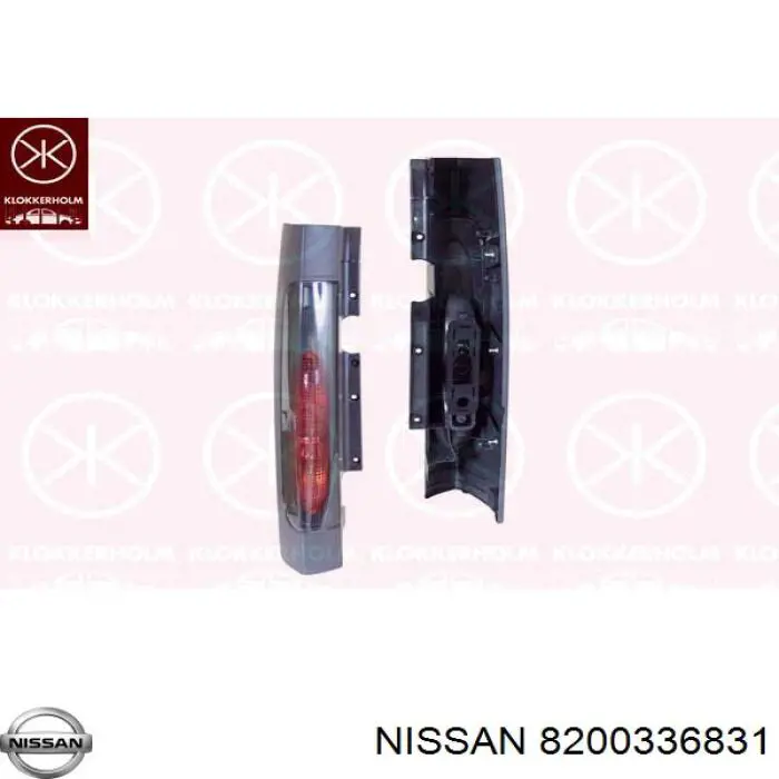 Do koszyka 93852709 General Motors Lampa zespolona tylna lewa