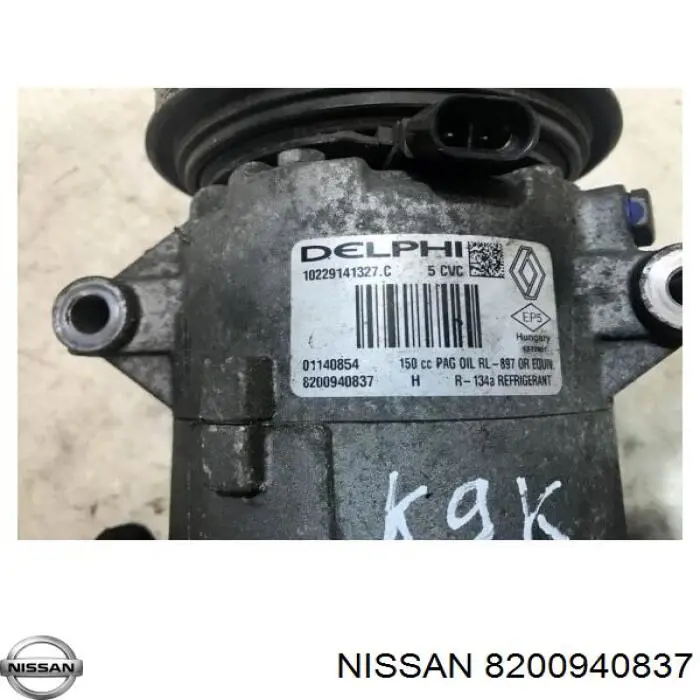 Do koszyka 8200940837 Nissan/Infiniti Sprężarka klimatyzacji