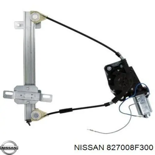 827008F300 Nissan/Infiniti Mechanizm podnoszenia szyby drzwi tylnych prawych