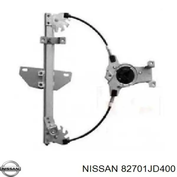 82701JD400 Nissan/Infiniti Mechanizm podnoszenia szyby drzwi tylnych lewych