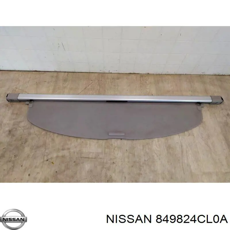Do koszyka 849824CL0A Nissan/Infiniti Roleta przedziału bagażnika