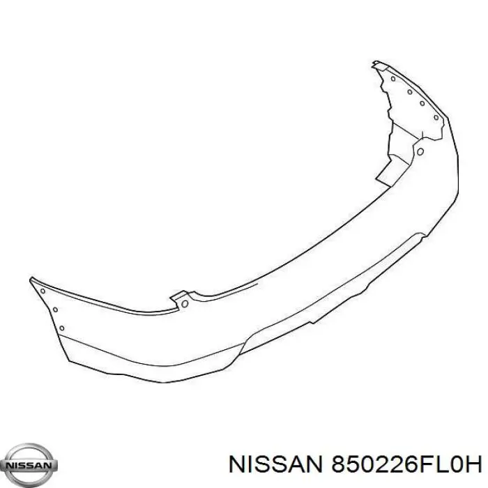 Zderzak tylny FPS FP5042950 cena, od 117,64 USD
