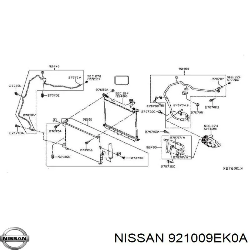 Chłodnica klimatyzacji do Nissan Versa NOTE E12