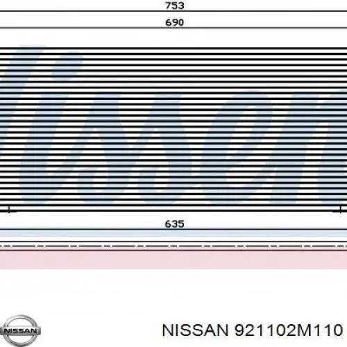 Chłodnica klimatyzacji Nissan Almera 1 (N15)