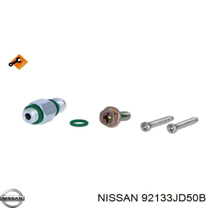 Do koszyka 92133JD50B Nissan/Infiniti Osuszacz klimatyzacji