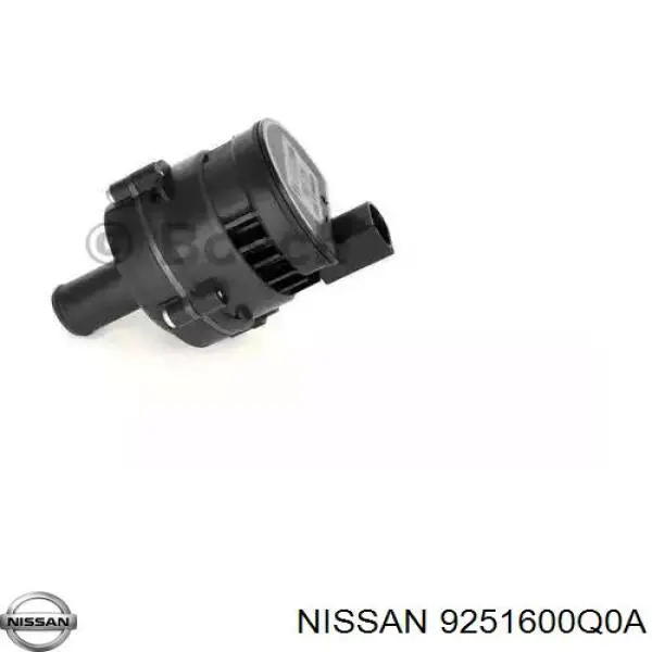 Do koszyka 9251600Q0A Nissan/Infiniti Pompa chłodząca wodna