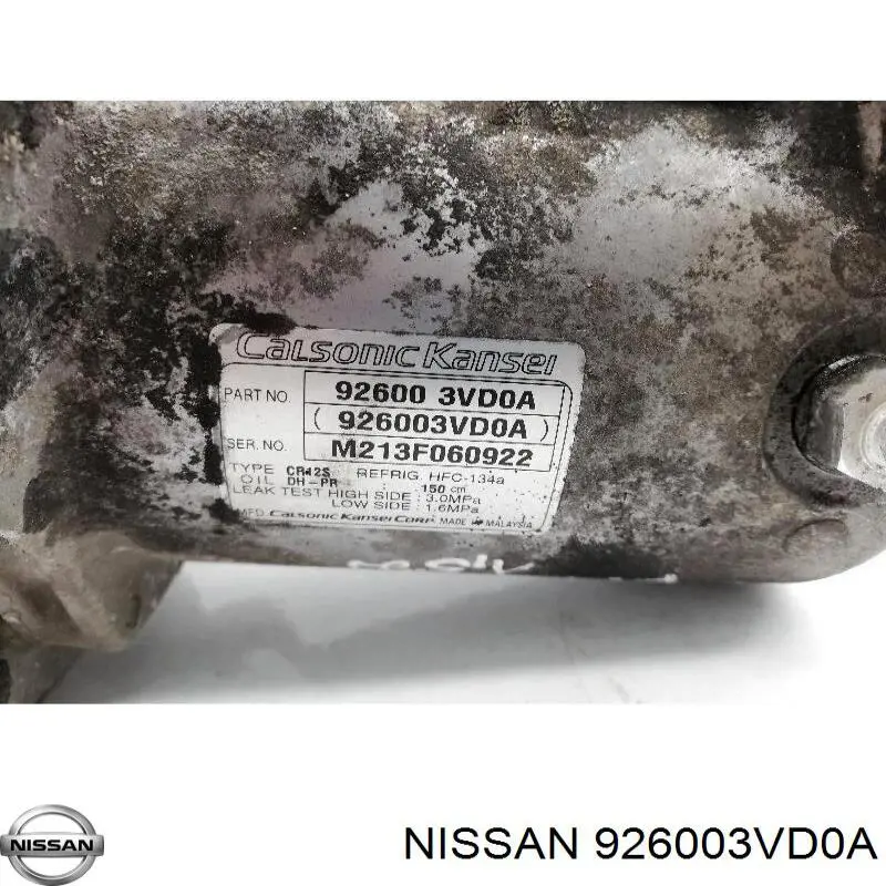 926003VD0A Nissan/Infiniti Sprężarka klimatyzacji