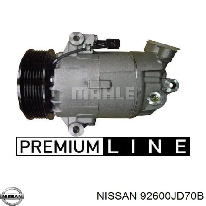 Sprężarka klimatyzacji Nissan/Infiniti 92600JD70B cena, od 194,79 USD