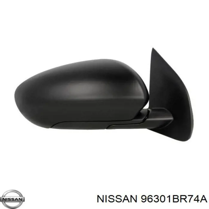 Do koszyka 96301BR74A Nissan/Infiniti Lusterko wsteczne prawe