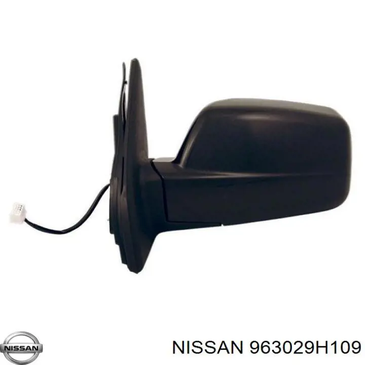 Do koszyka 96302EQ15C Nissan/Infiniti Lusterko wsteczne lewe