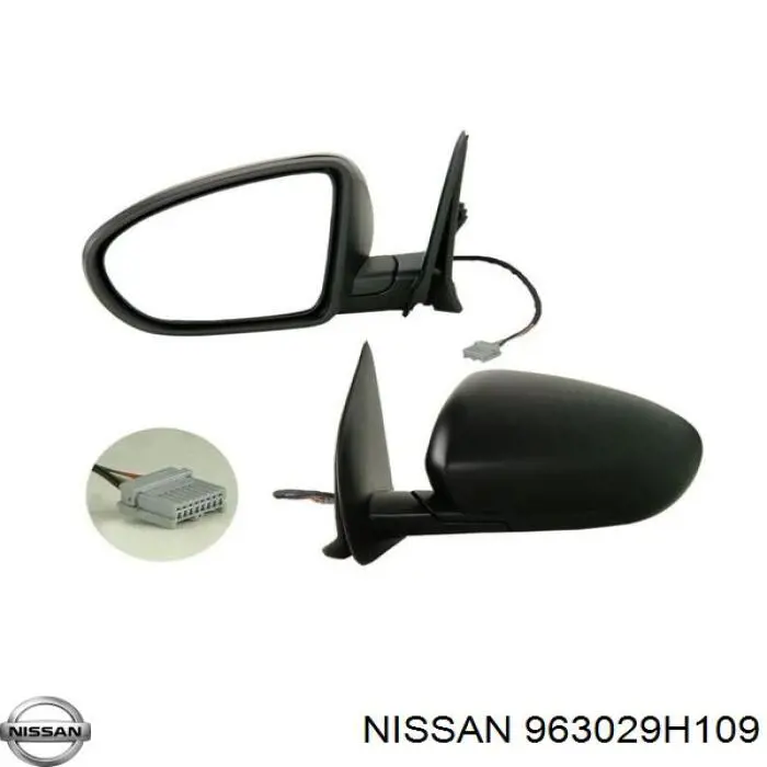 Lusterko wsteczne lewe Nissan/Infiniti 963029H109 cena, od 102,63 USD