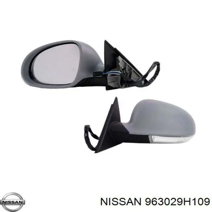Do koszyka 963029H109 Nissan/Infiniti Lusterko wsteczne lewe