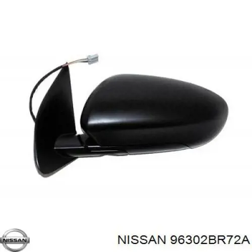 Do koszyka 96302BR72A Nissan/Infiniti Lusterko wsteczne lewe