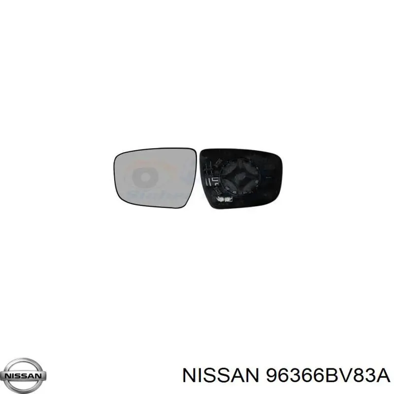 96366BV83A Nissan/Infiniti Wkład lusterka wstecznego lewego