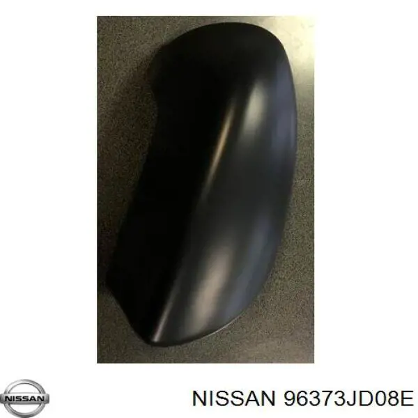 Do koszyka 96373JD08E Nissan/Infiniti Nakładka (pokrywa) lusterka wstecznego prawa
