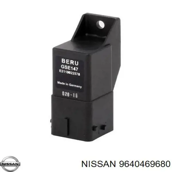Przekaźnik świec żarowych Nissan/Infiniti 9640469680 cena, od 47,86 USD