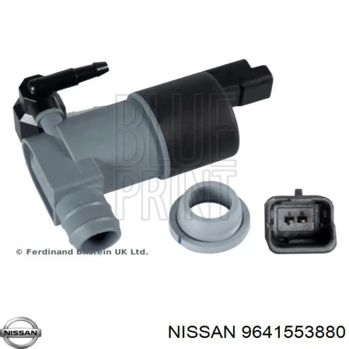 Do koszyka 9641553880 Nissan/Infiniti Pompka spryskiwacza szyby przedniej