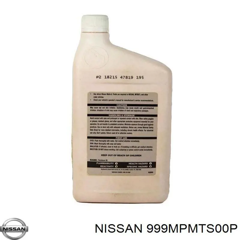 Do koszyka 999MPMTS00P Nissan/Infiniti Olej przekładniowy