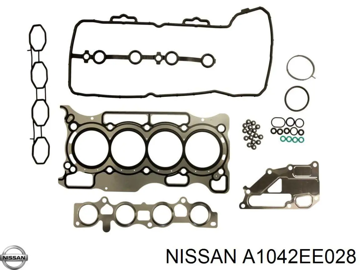 11042EE027 Nissan zestaw uszczelek silnika górny