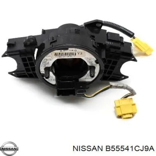 Do koszyka B55541CJ9A Nissan/Infiniti Pierścień kontaktowy AIRBAG, taśma kierownicy