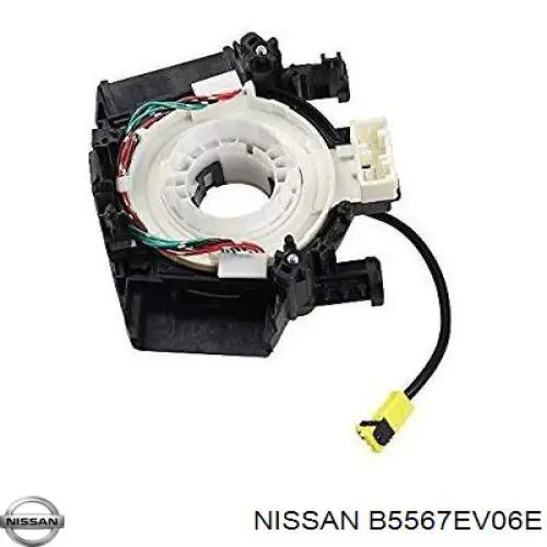 B5567EV06E Nissan/Infiniti Pierścień kontaktowy AIRBAG, taśma kierownicy