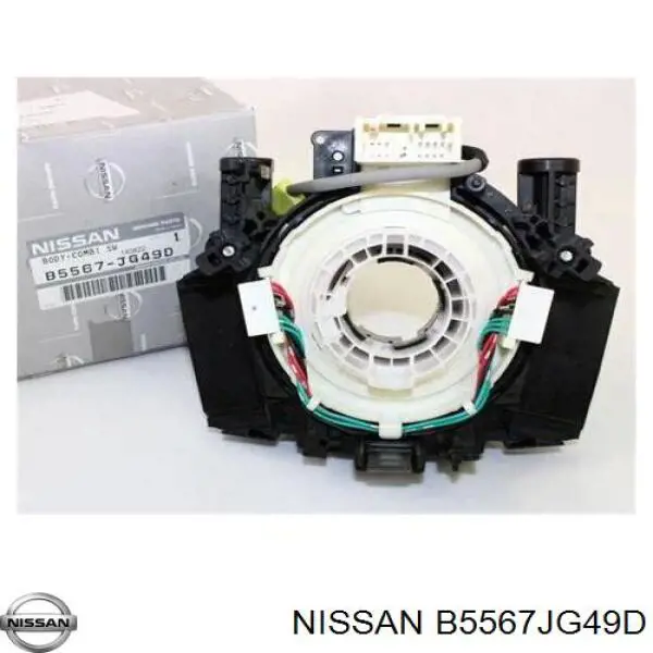 Pierścień kontaktowy AIRBAG, taśma kierownicy Nissan/Infiniti B5567JG49D cena, od 27,07 USD