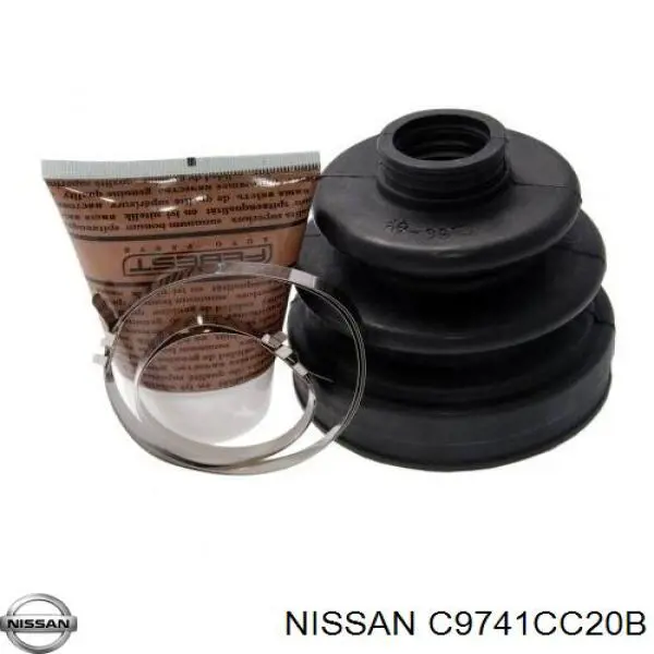 Do koszyka C9741CC20B Nissan/Infiniti Osłona przegubu homokinetycznego półosi przedniej wewnętrzna