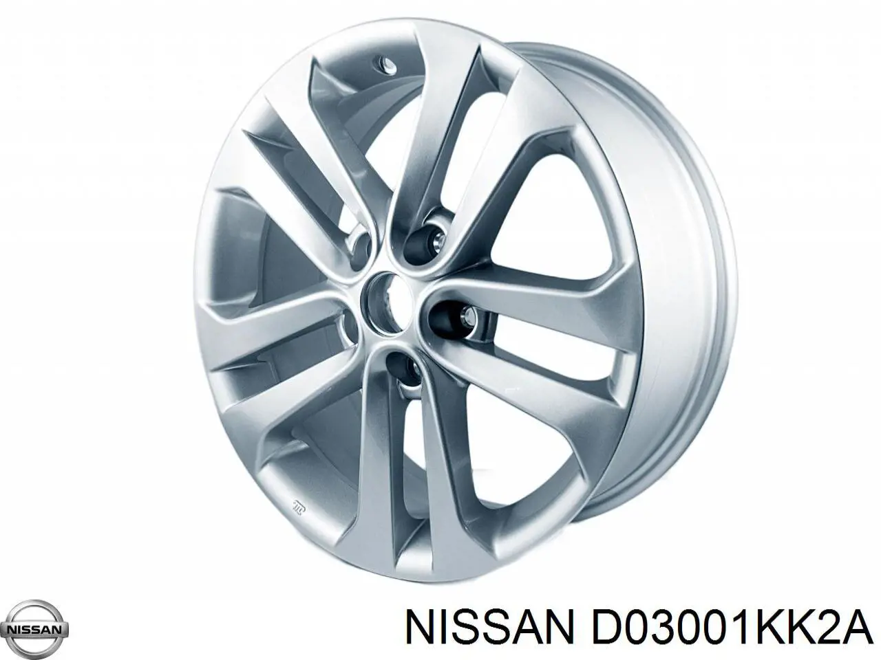 D03001KK2A Nissan/Infiniti Felgi kół odlewane (lekkostopowe, tytanowe)