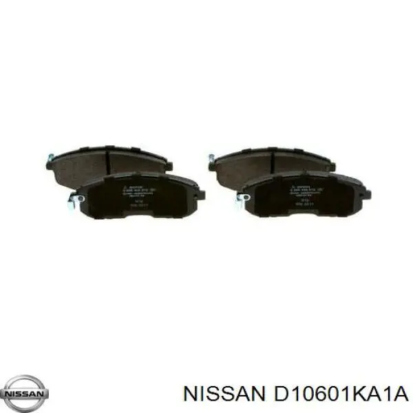 Klocki hamulcowe przednie tarczowe Nissan/Infiniti D10601KA1A cena, od 29,02 USD