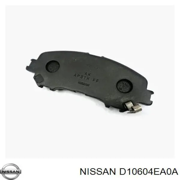 Klocki hamulcowe przednie tarczowe Nissan/Infiniti D10604EA0A cena, od 26,82 USD