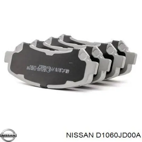 Klocki hamulcowe przednie tarczowe Nissan/Infiniti D1060JD00A cena, od 26,72 USD