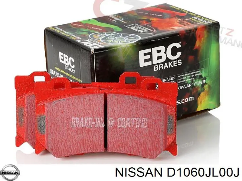 Klocki hamulcowe przednie tarczowe Nissan/Infiniti D1060JL00J cena, od 39,85 USD