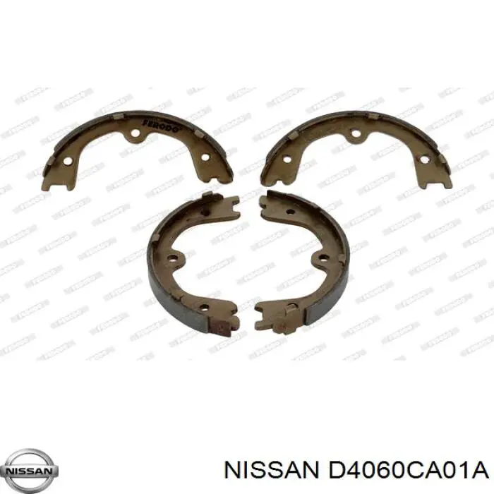 Klocki hamulca ręcznego Nissan/Infiniti D4060CA01A cena, od 33,52 USD