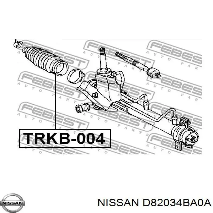 Osłona mechanizmu kierowniczego (maglownicy) Nissan/Infiniti D82034BA0A cena, od 13,87 USD