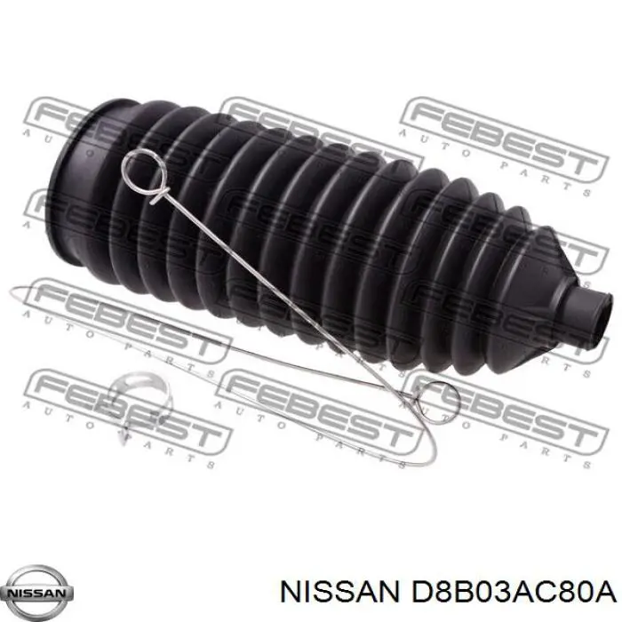 Osłona mechanizmu kierowniczego (maglownicy) lewa Nissan/Infiniti D8B03AC80A cena, od 20,65 USD
