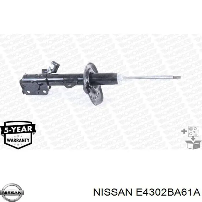 E4302BA61A Nissan/Infiniti Amortyzator przedni prawy