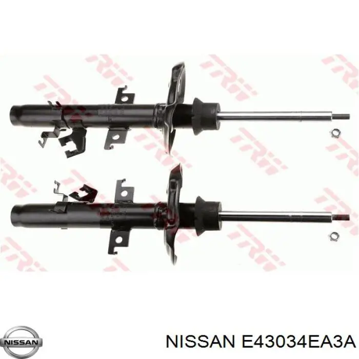 Do koszyka E43034EA3A Nissan/Infiniti Amortyzator przedni lewy