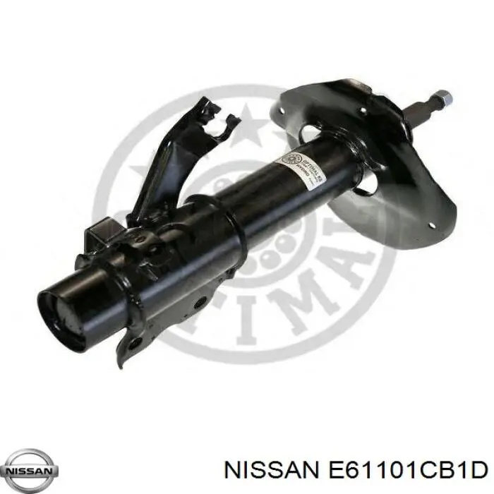 E61101CB1D Nissan/Infiniti amortyzator przedni prawy