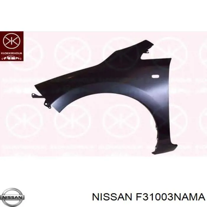 Błotnik przedni prawy Nissan/Infiniti F31003NAMA cena, od 81,28 USD