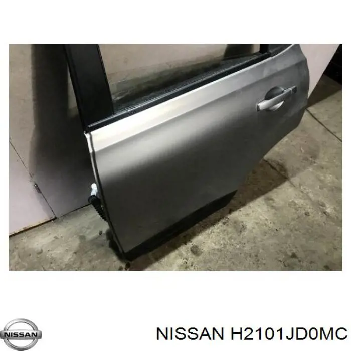 Do koszyka H2101JD0MC Nissan/Infiniti Drzwi tylne lewe