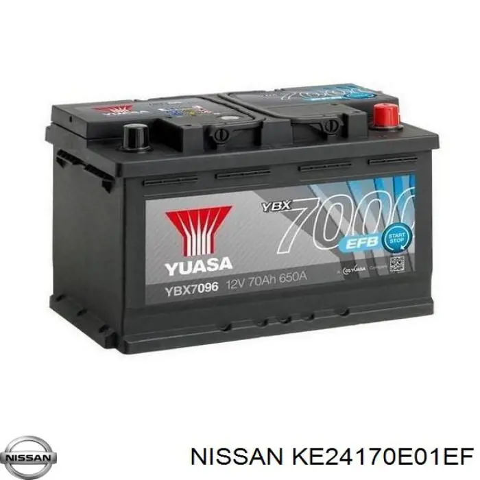 Bateria (akumulator) Nissan/Infiniti KE24170E01EF cena, od 212,29 USD