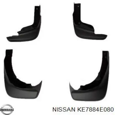 Chlapacze przednie+tylne, zestaw Nissan Qashqai II SUV (J11) (2013 - 2021) cena, od 96,20 USD