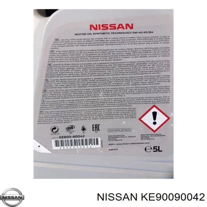 Olej do silnika Nissan/Infiniti KE90090042 cena, od 73,23 USD