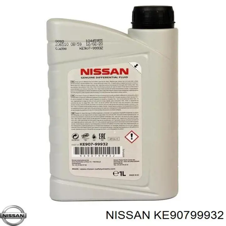 Olej przekładniowy KE90799932 Nissan/Infiniti